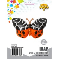 К ФИГУРА Бабочка черно-красная