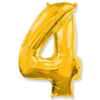 Ф ЦИФРА 4 40" Gold без УП