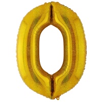 К ЦИФРА 0 40" Gold блеск