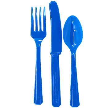 Столовые приборы пл Br Royal Blue 24шт/A