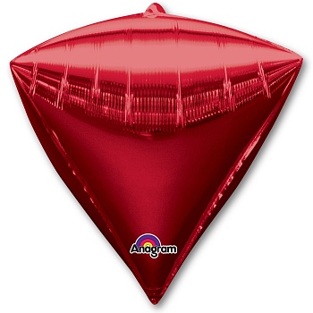 А 3D АЛМАЗ Б/РИС 17" Металлик Red