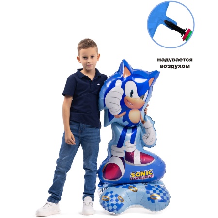 К ФИГУРА AIR Ежик Аниме синий