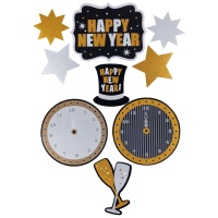 Баннер-комплект HNY Голливуд блеск 9шт/А