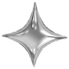 Р Б/РИС 37" ЗВЕЗДА 4х-конечная Silver