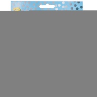 Салфетка Горошек серебряный 33см 6шт/G