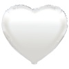 К Б/РИС СЕРДЦЕ 18" Металлик Silver