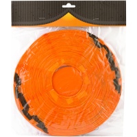 Фонарик бум Тыква с подвеской-серпантин