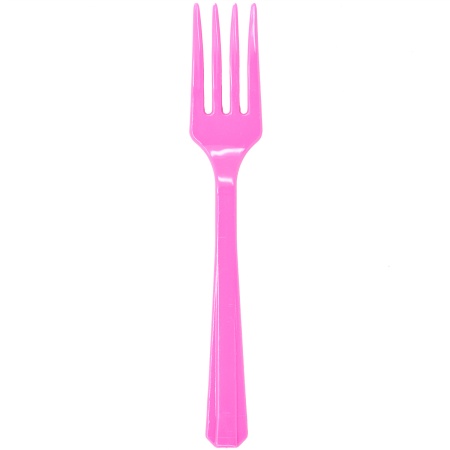 Столовые приборы пласт Bright Pink 24штA