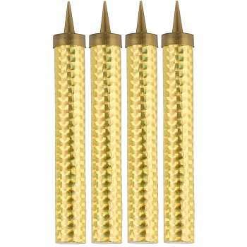 Свеча-Фонтан д/торта 12см 40сек 4шт Gold
