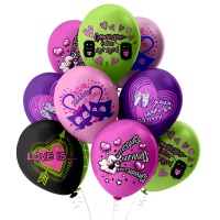 БК Шар 12" 1ст. 2цв. Романтика Love is.!