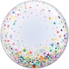 П BUBBLE DECO 24" Конфетти  разноцветное