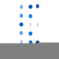 Гирлянда Круги Ryl Blue блеск 2,1м 6шт/A