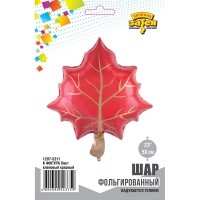 К ФИГУРА Лист кленовый красный