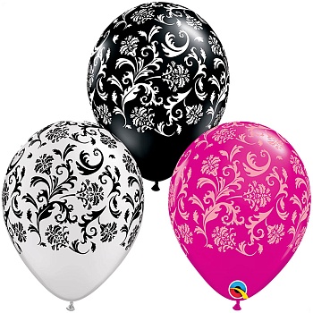 Шелк 11" Дамаск WildBerry OnyxBlack/Q
