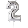 Ф ЦИФРА 2 16" Silver