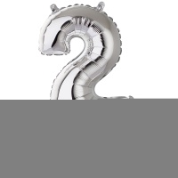 Ф ЦИФРА 2 16" Silver