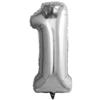 Р ЦИФРА 1 32" Металлик Silver
