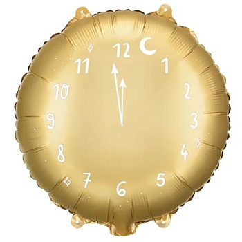 ПД 18" Часы новогодние Gold
