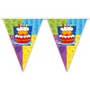 Гирлянда-вымпел Торт Birthday 360см/G