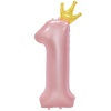 К ЦИФРА 1 45" Pink Корона