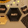 Тарелка Гламур Black&Gold PARTY 20см8штN