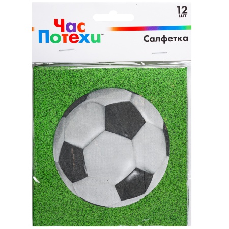 Салфетка Футбол 25см 12шт/G