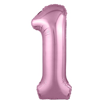 Р ЦИФРА 1 40" Металлик Flamingo