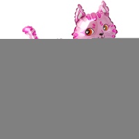 Ф М/ФИГУРА/3 Кошечка с бантом розовая/FM