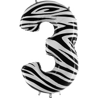 Г ЦИФРА 3 40" Zebra