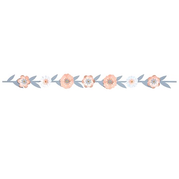 Гирлянда Цветы rose gold 190см/А