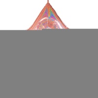Г Б/РИС ЗВЕЗДА полая 48" Rose Gold блеск