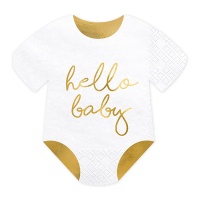 Салфетка Боди Hello Baby 32см 20шт/PD