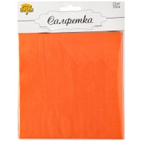Салфетка оранжевая 33см 12шт/G